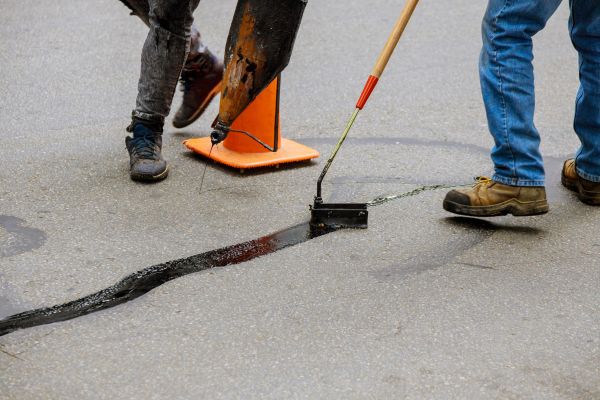 Parking Lot Crack Sealing in Gilroy